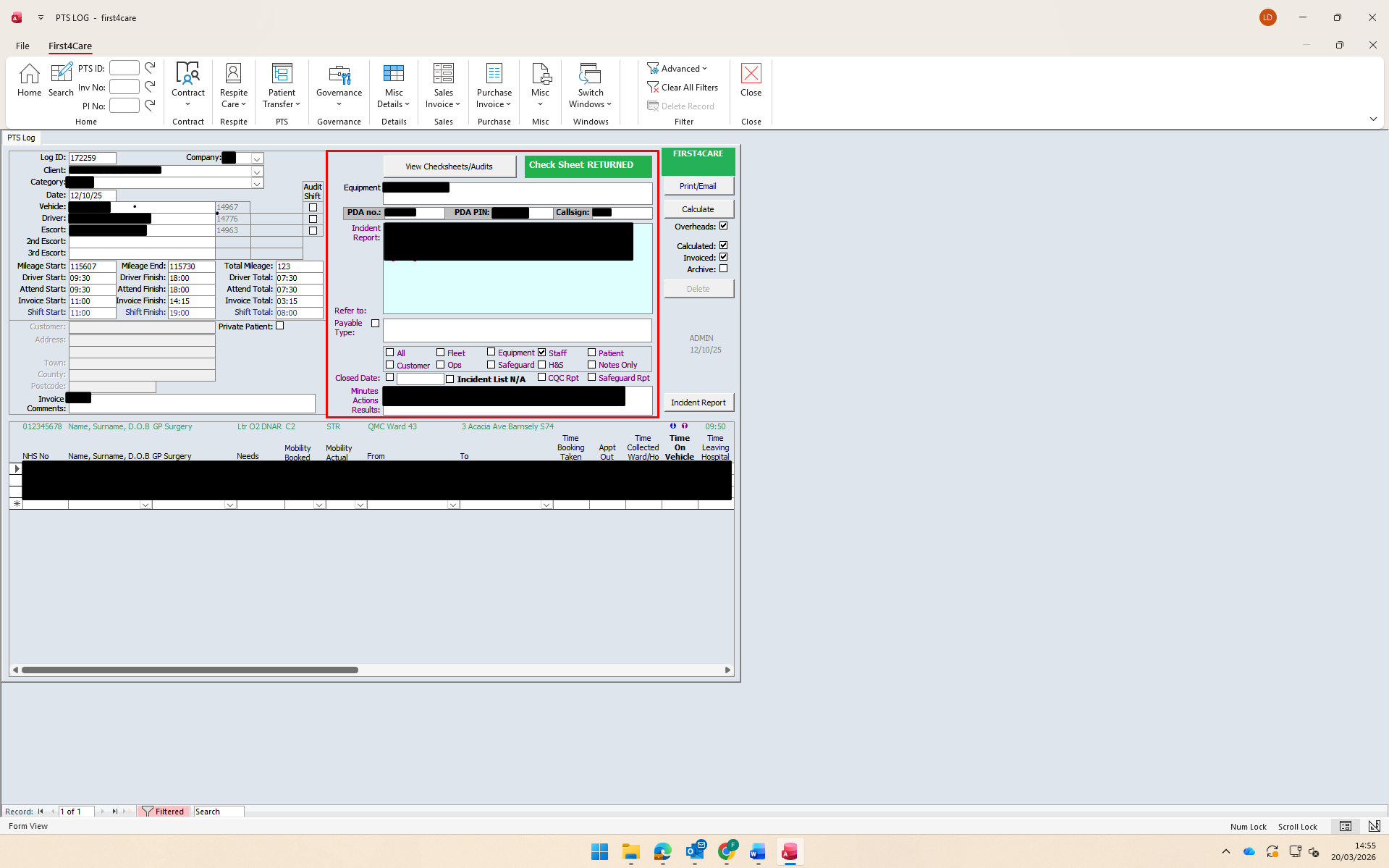 Legacy Access database - click to see the replacement